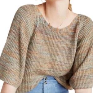 Anthropologie Space Dyed Knit Sweater